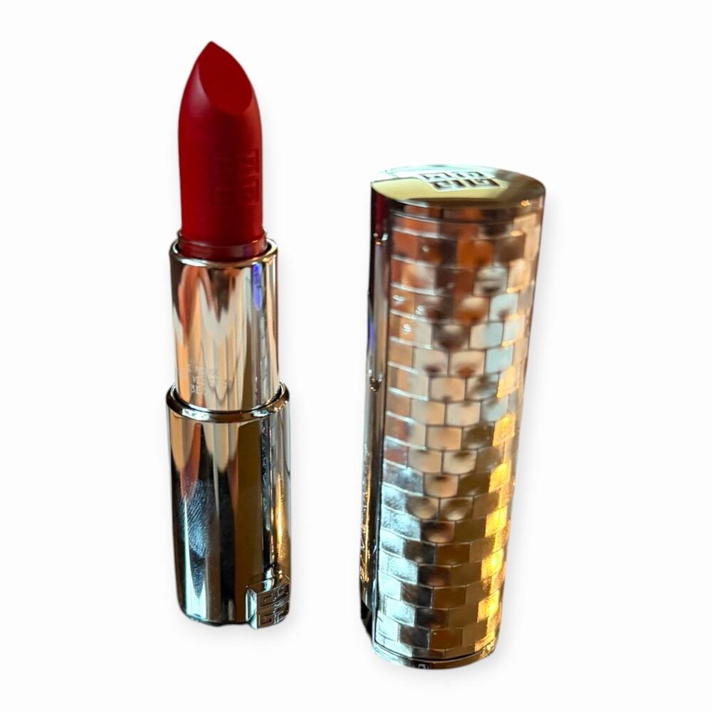 Givenchy Le Rouge Deep Velvet Matte Lipstick 36 L’Interdit Classic Red NWOB